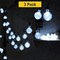 Outdoor 30 LED Bubble Globe Solar String Lights with 8 Modes